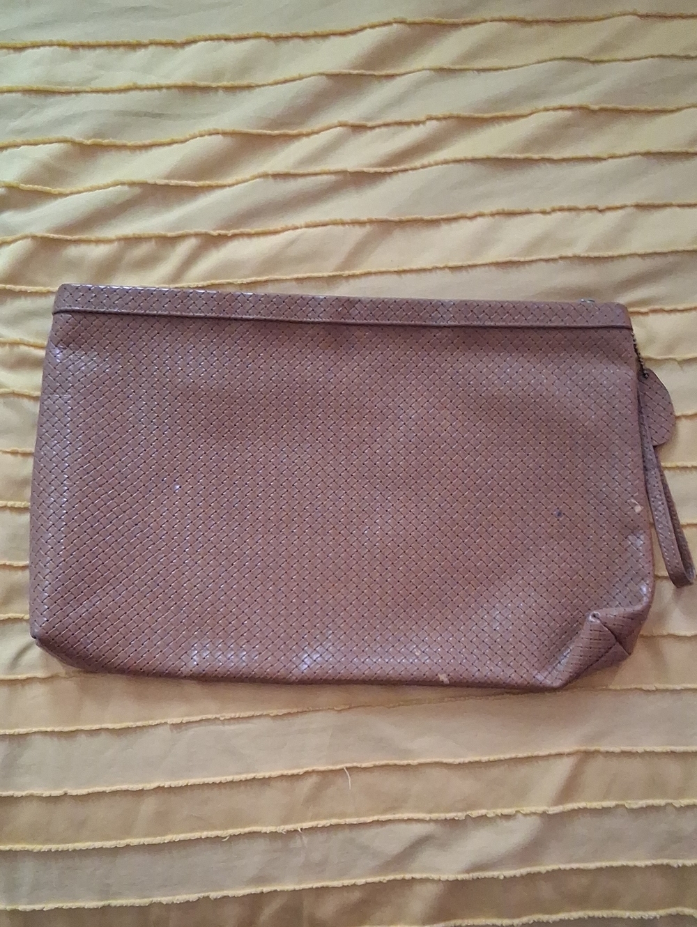 Patent Leather Wristlet Clutch Hand Bag With Zipper